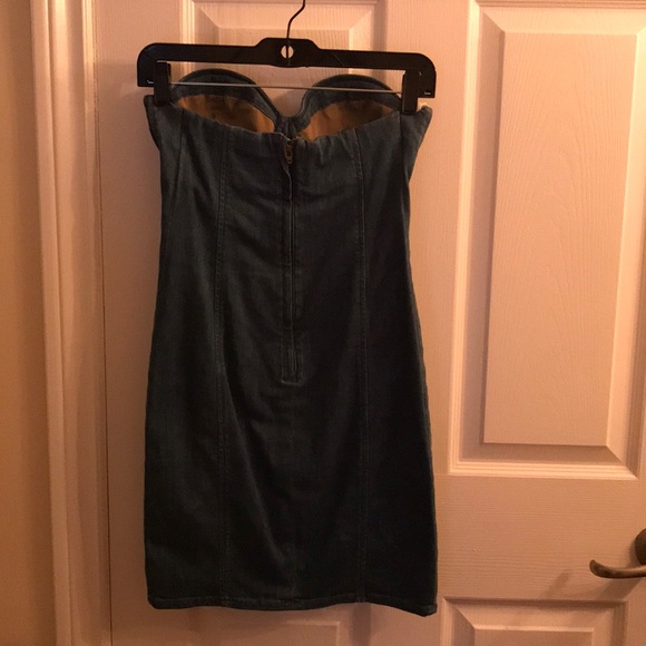 Guess mini denim dress - Picture 2 of 3